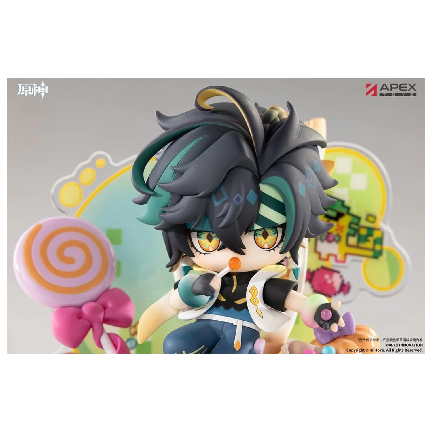 Genshin Impact Chibi Chara You Ye Qi Xiang Series Kinich PVC figura 11 cm termékfotó