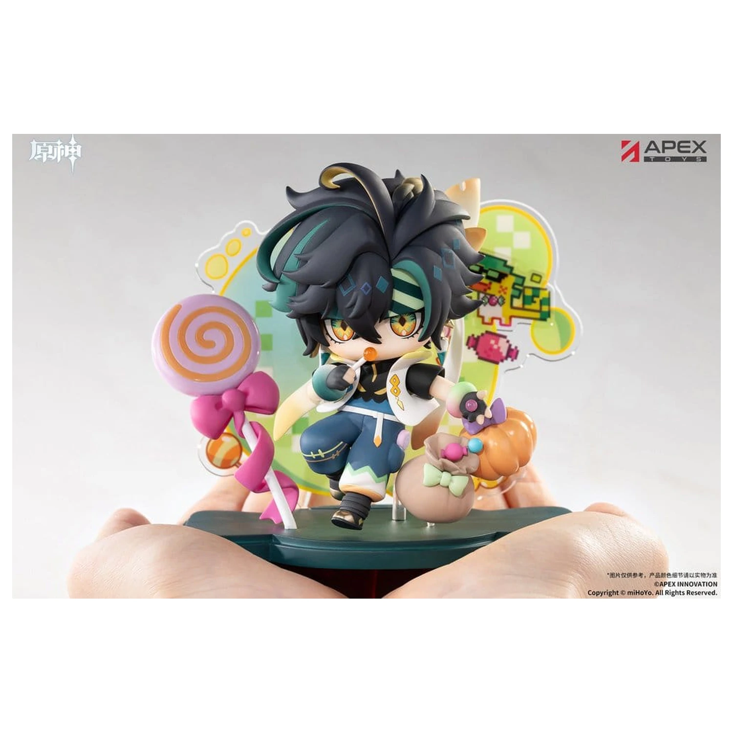 Genshin Impact Chibi Chara You Ye Qi Xiang Series Kinich PVC figura 11 cm termékfotó