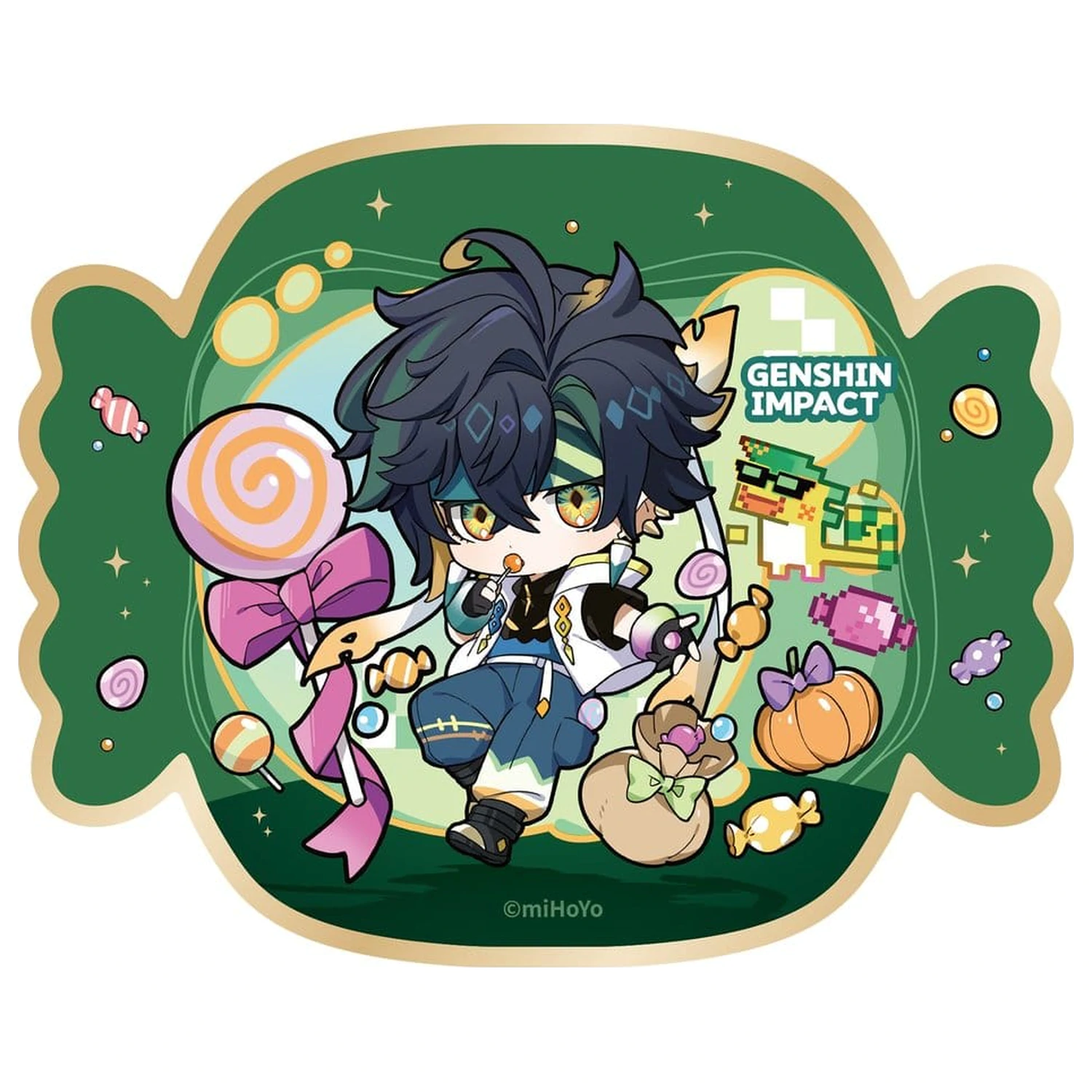 Genshin Impact Chibi Chara You Ye Qi Xiang Series Kinich PVC figura 11 cm termékfotó