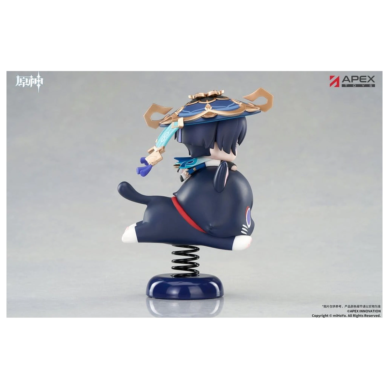Genshin Impact Chibi Chara Yurayura Stand PVC figura Wanderer 11 cm termékfotó