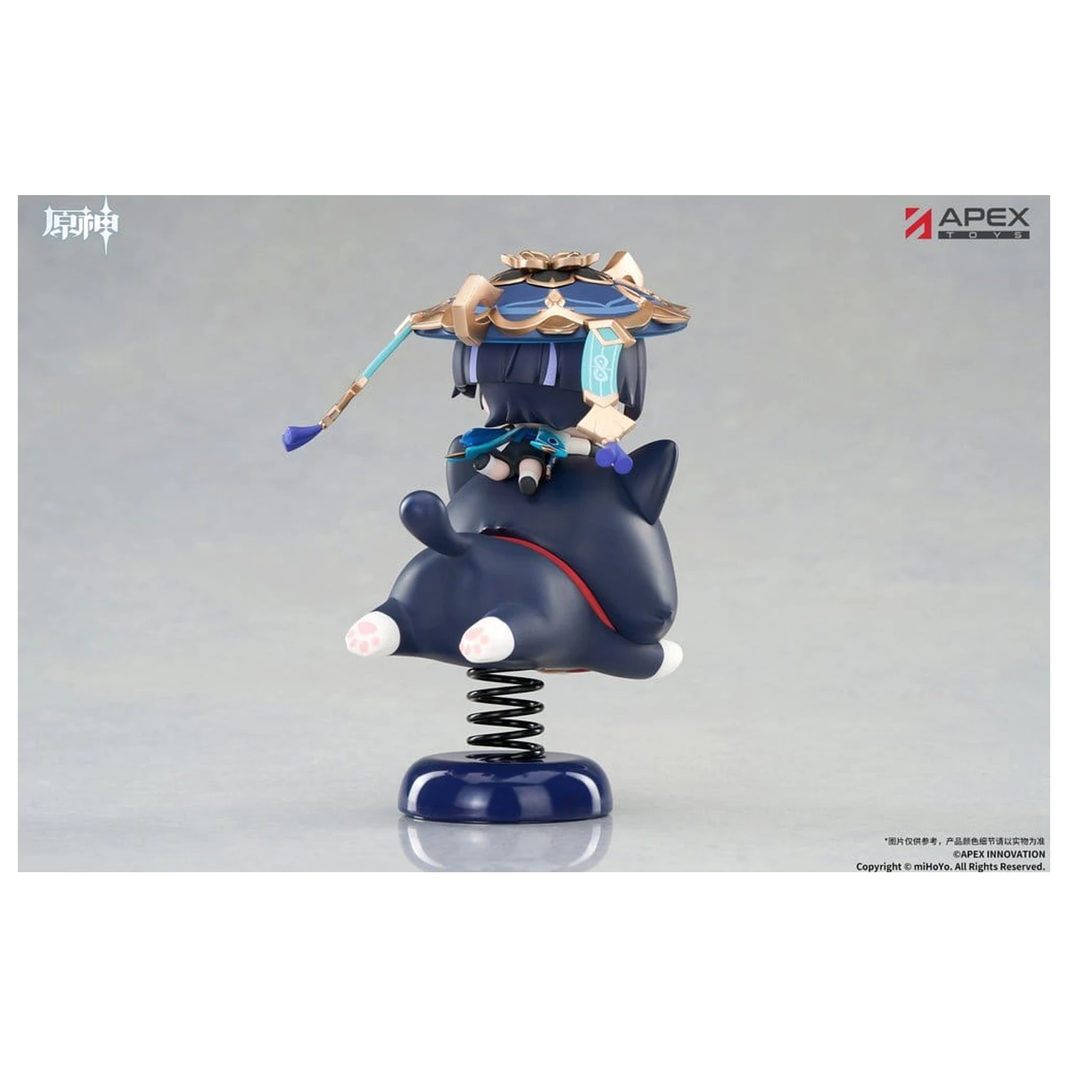 Genshin Impact Chibi Chara Yurayura Stand PVC figura Wanderer 11 cm termékfotó