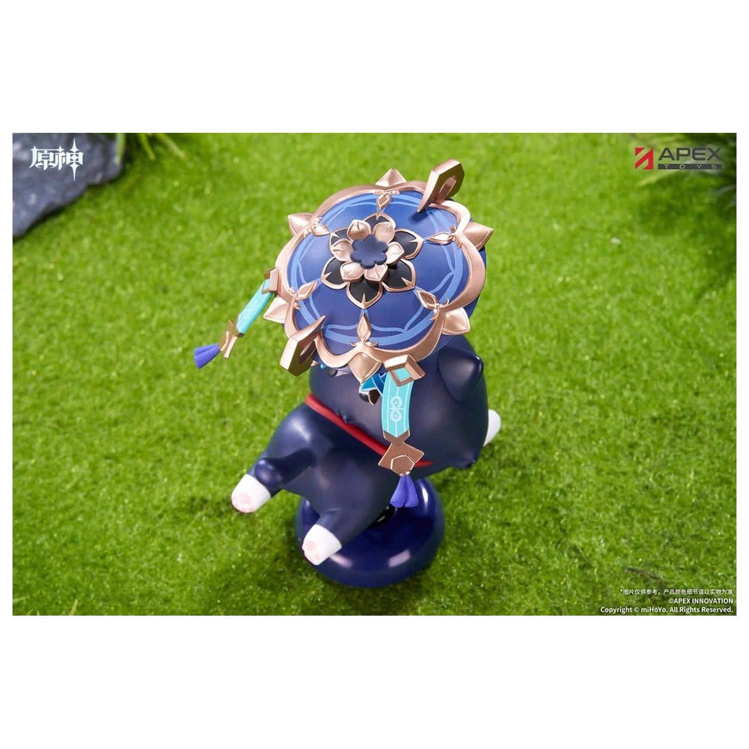 Genshin Impact Chibi Chara Yurayura Stand PVC figura Wanderer 11 cm termékfotó
