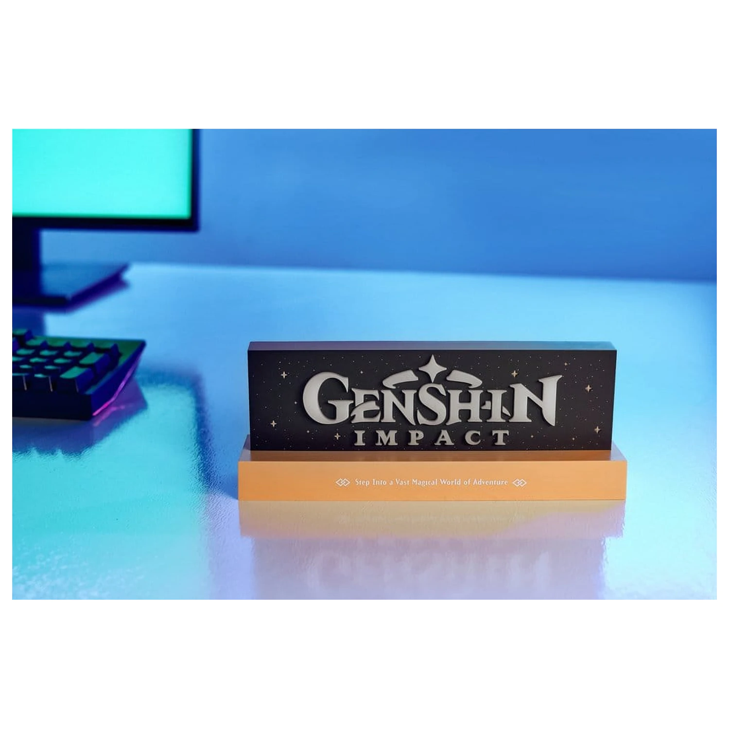 Genshin Impact led logo lámpa termékfotó