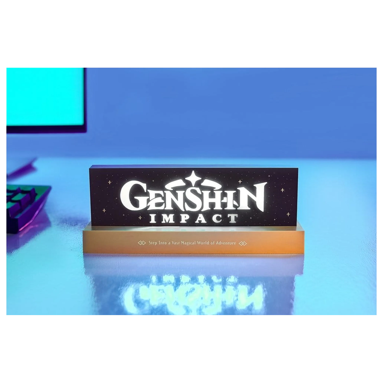Genshin Impact led logo lámpa termékfotó