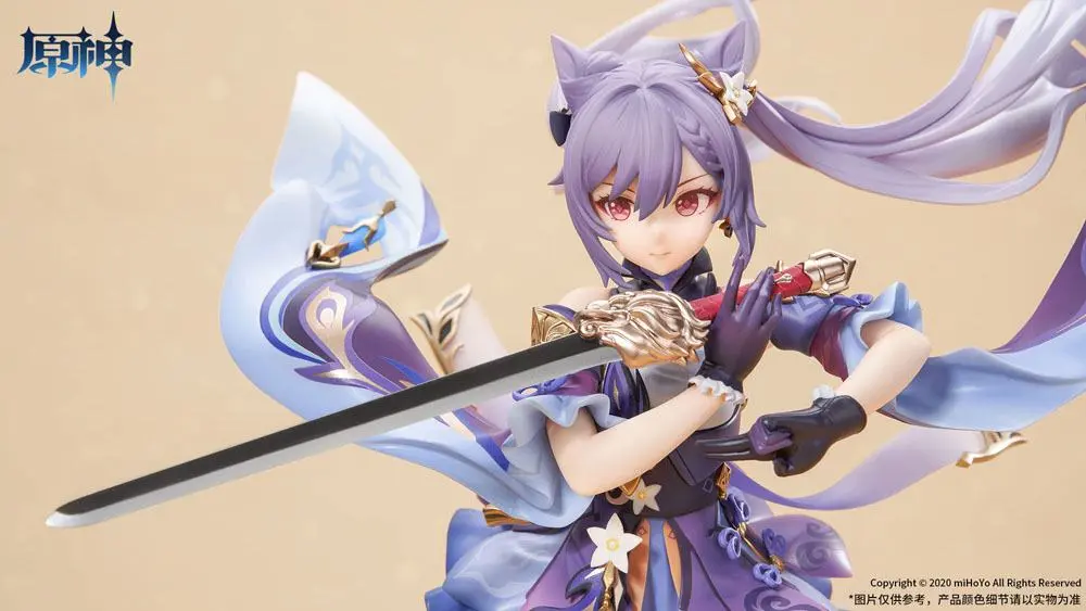 Genshin Impact PVC szobor figura 1/7 Keqing Piercing Thunderbolt Ver. 32 cm termékfotó