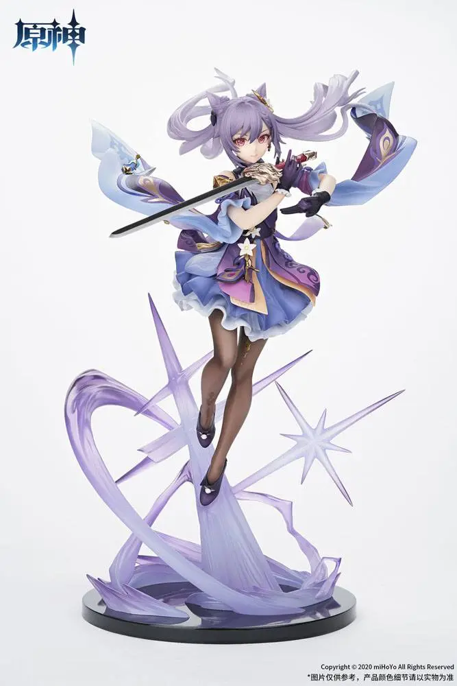 Genshin Impact PVC szobor figura 1/7 Keqing Piercing Thunderbolt Ver. 32 cm termékfotó
