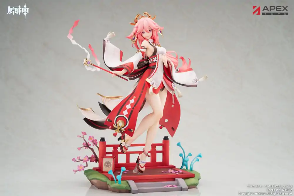 Genshin Impact PVC szobor figura 1/7 Yae Miko Astute Amusement Ver. 28 cm termékfotó