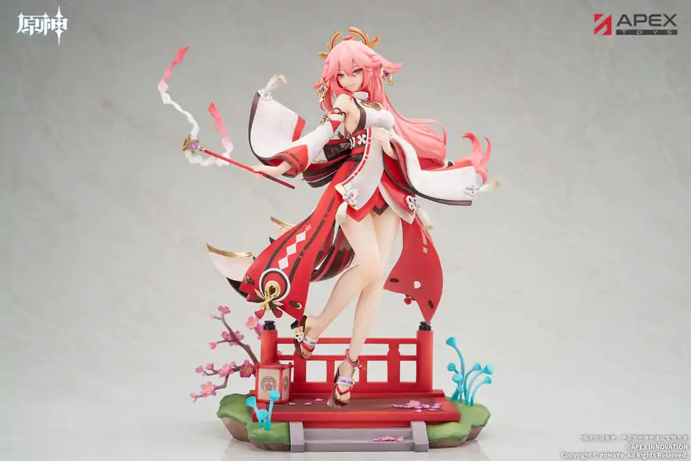 Genshin Impact PVC szobor figura 1/7 Yae Miko Astute Amusement Ver. 28 cm termékfotó