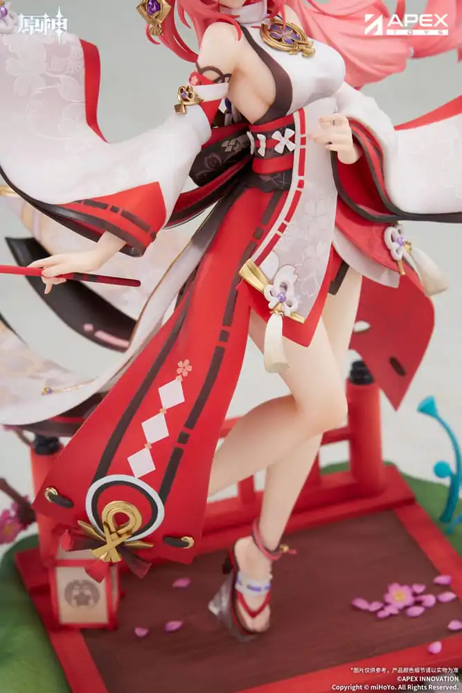 Genshin Impact PVC szobor figura 1/7 Yae Miko Astute Amusement Ver. 28 cm termékfotó