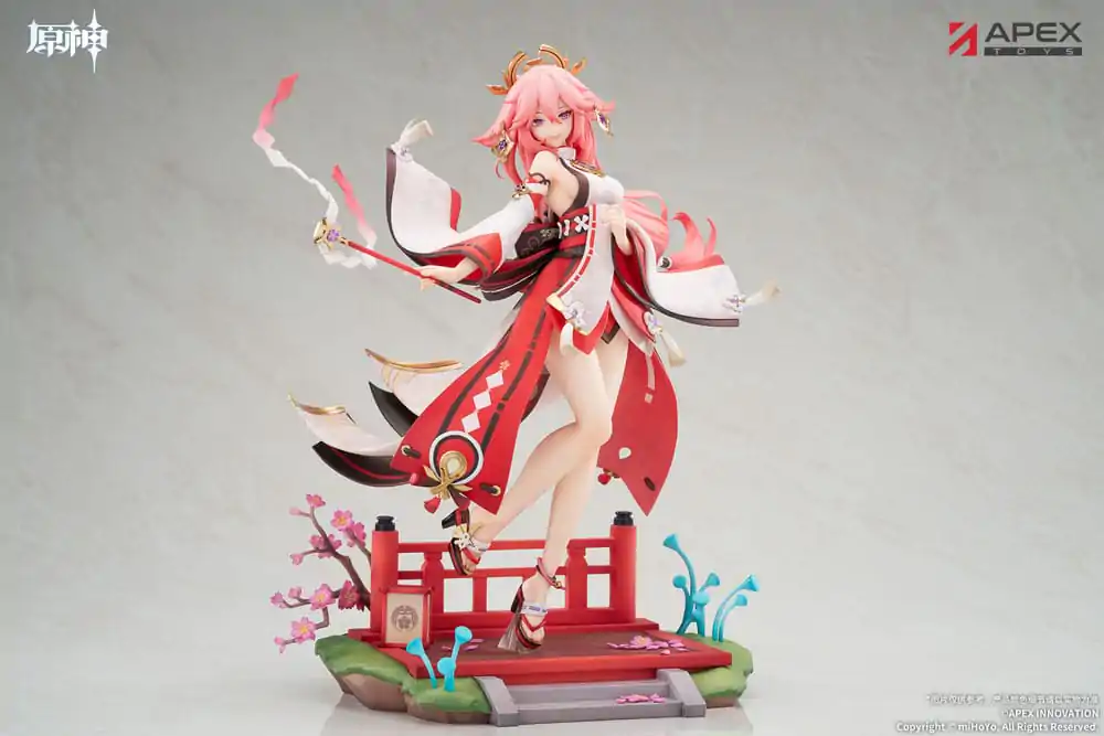 Genshin Impact PVC szobor figura 1/7 Yae Miko Astute Amusement Ver. 28 cm termékfotó