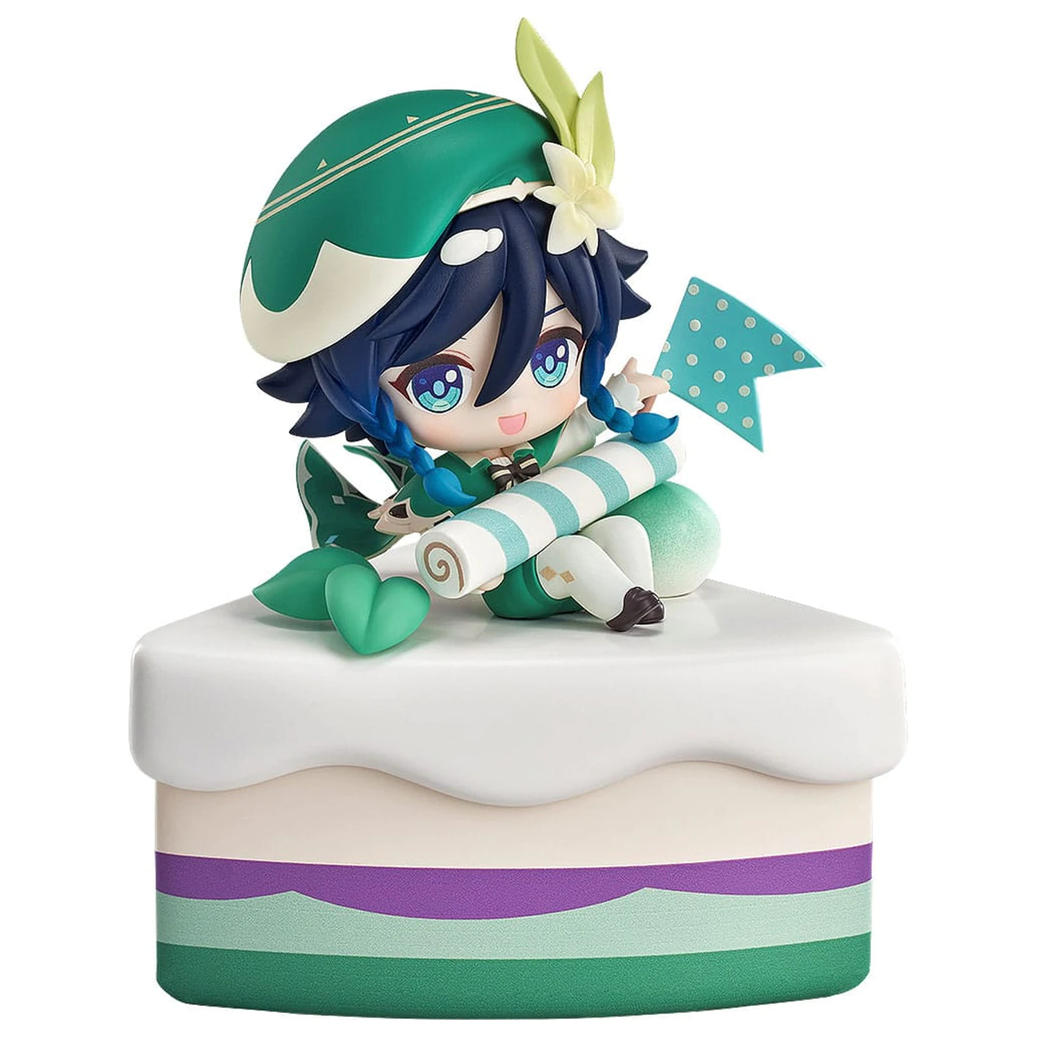 Genshin Impact Wondrous Travels Series figura Venti Chibi 12 cm    termékfotó