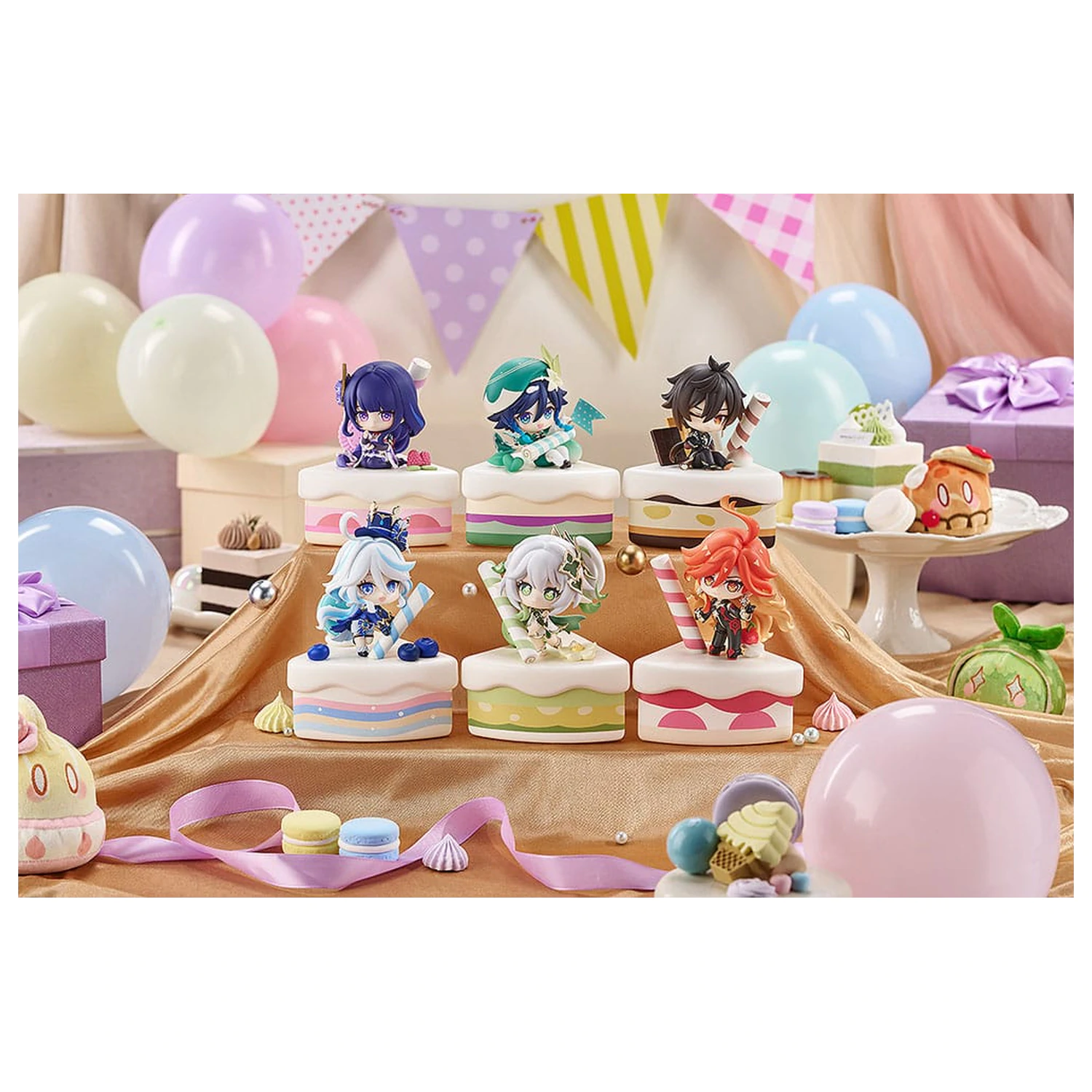 Genshin Impact Wondrous Travels Series figura Venti Chibi 12 cm    termékfotó
