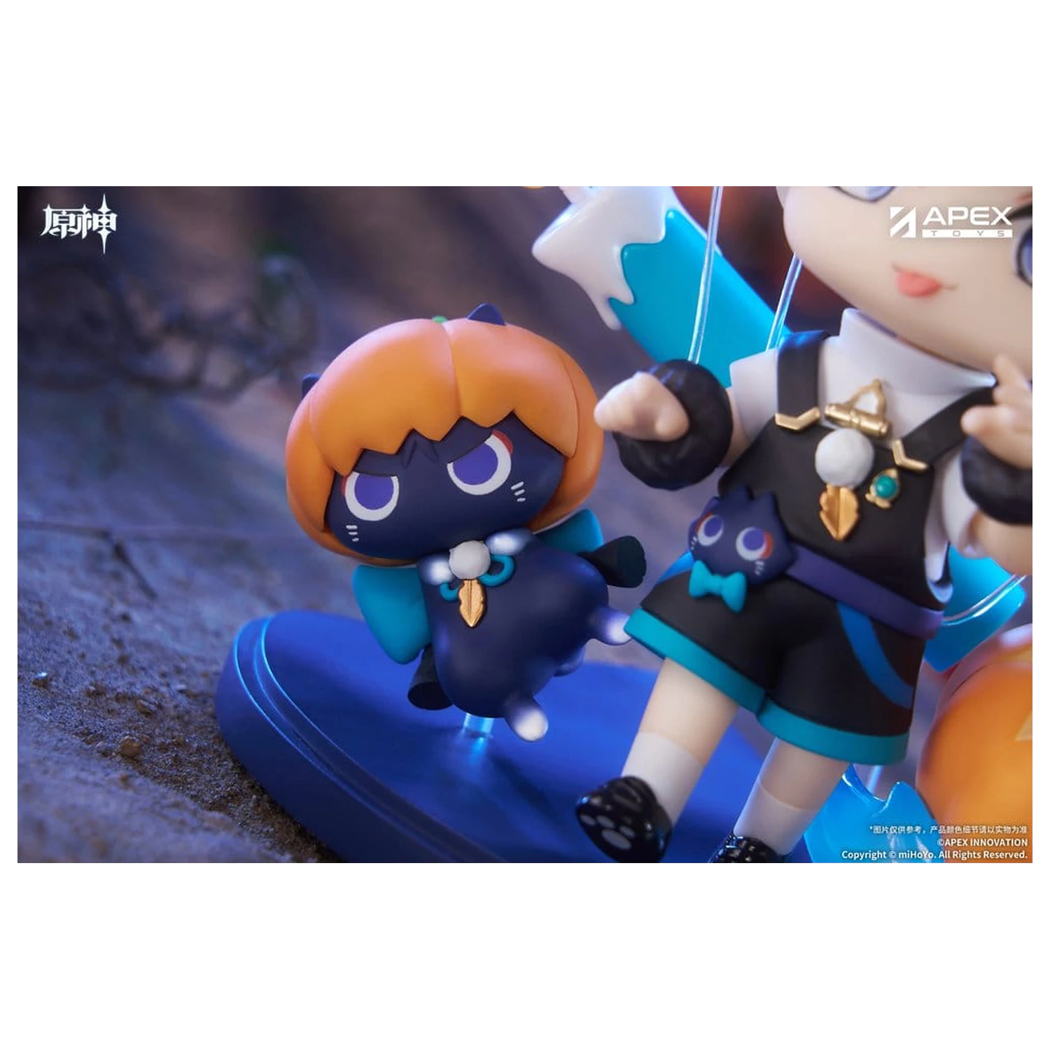 Genshin Impact You Ye Qi Xiang Series Chibi Chara Wanderer PVC szobor figura 10 cm   termékfotó
