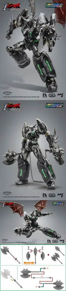 Getter Robo Armageddon Shin Getter-1 Black Alloy akciófigura 25 cm termékfotó