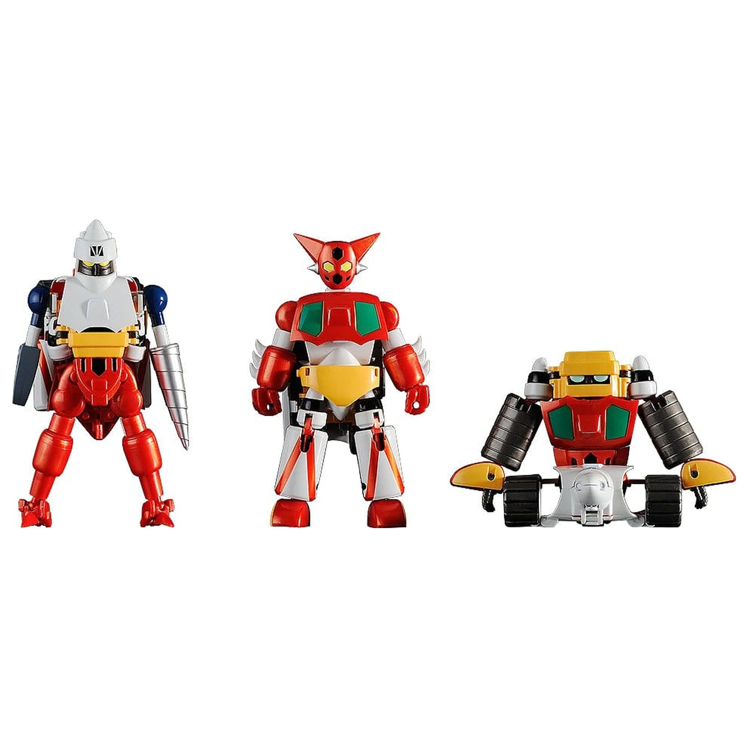 Getter Robo Dynamic Change Getter Robo 3 db-os akciófigura csomag 12 cm termékfotó