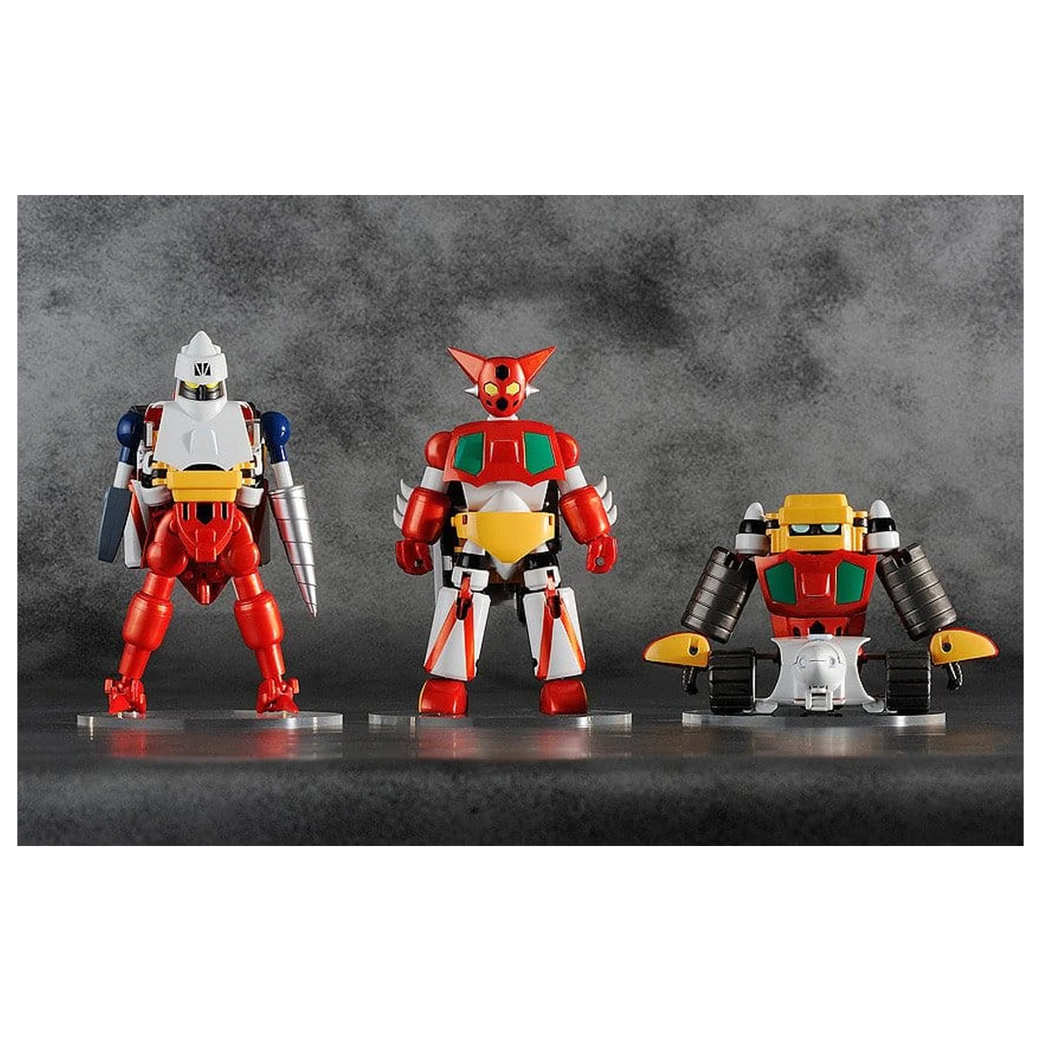 Getter Robo Dynamic Change Getter Robo 3 db-os akciófigura csomag 12 cm termékfotó