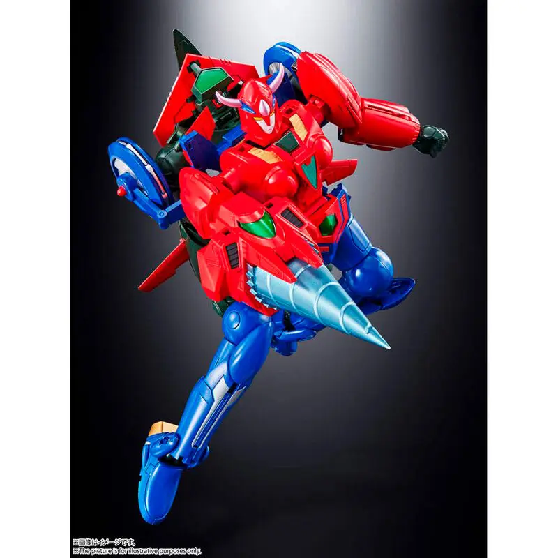 Getter Robot Go Diecast Soul of Chogokin GX-96 Getter Robot Go figura 18cm termékfotó