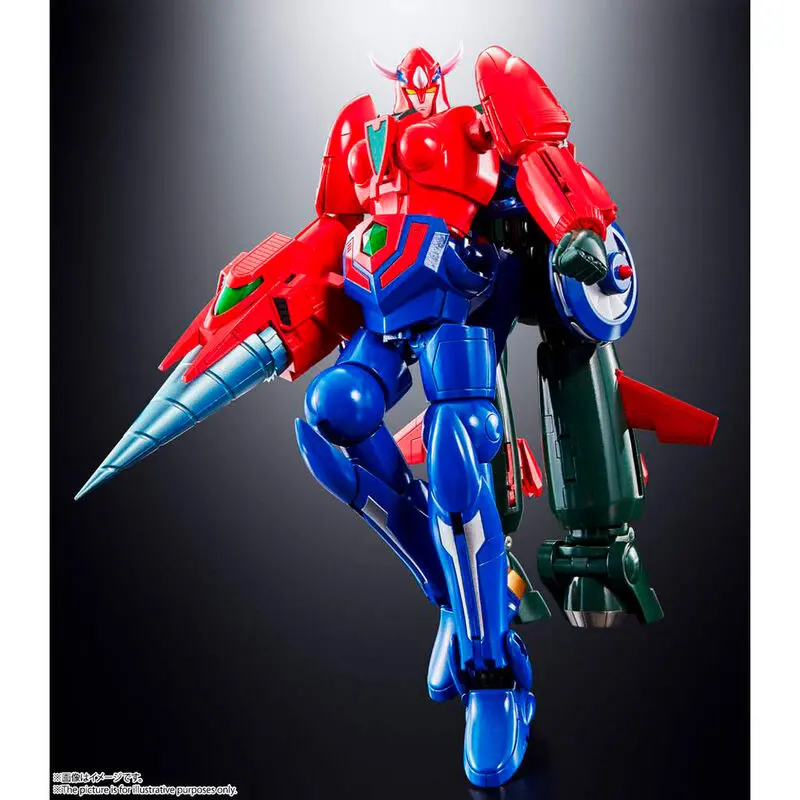 Getter Robot Go Diecast Soul of Chogokin GX-96 Getter Robot Go figura 18cm termékfotó