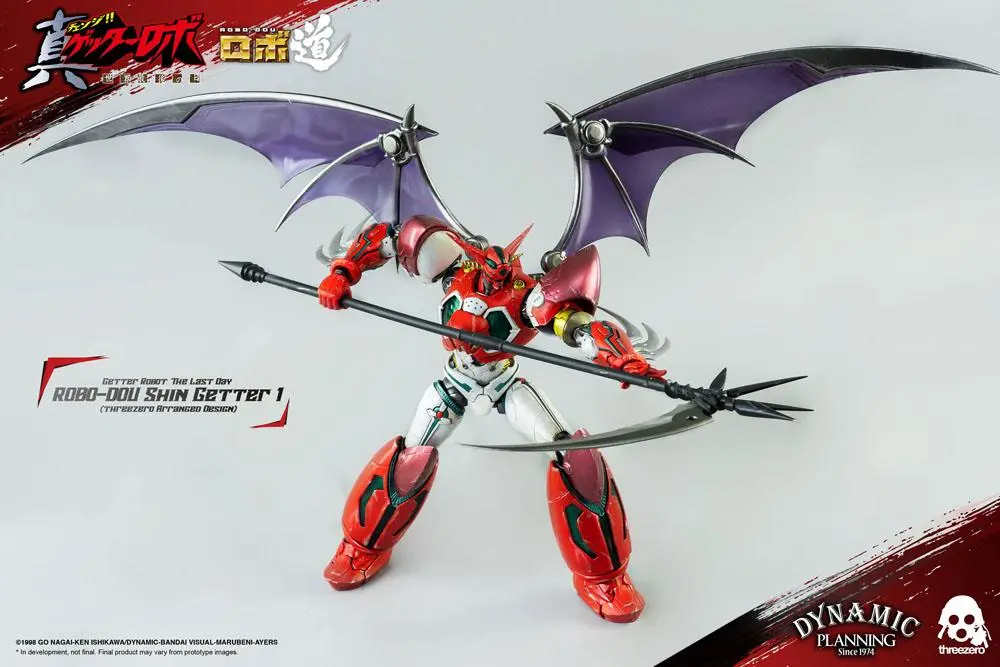 Getter Robot: The Last Day Robo-Dou akciófigura Shin Getter 1 Anime Color Version 23 cm termékfotó