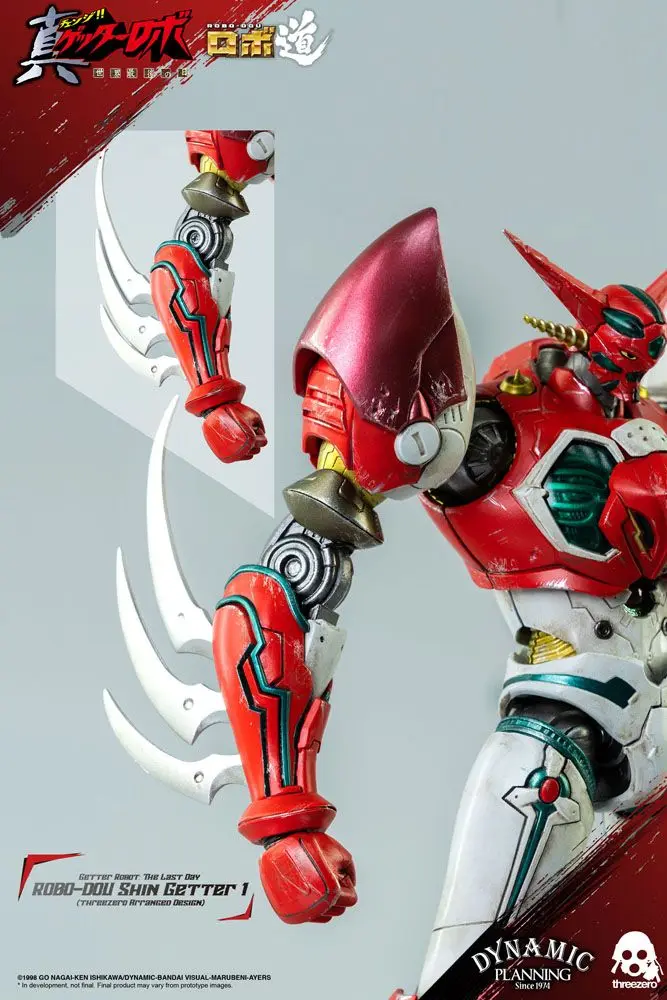 Getter Robot: The Last Day Robo-Dou akciófigura Shin Getter 1 Anime Color Version 23 cm termékfotó