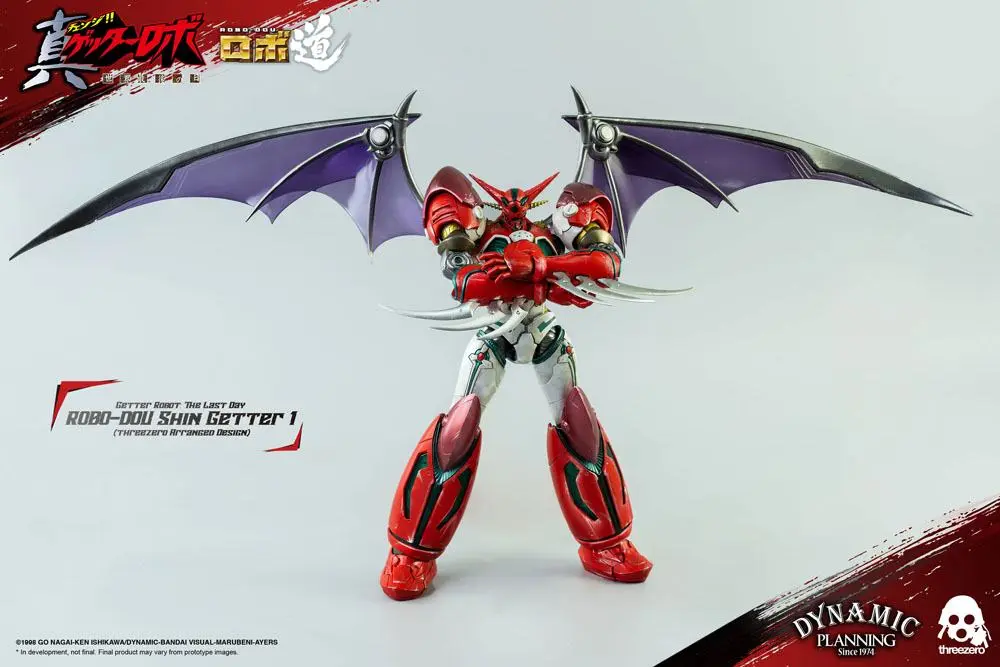 Getter Robot: The Last Day Robo-Dou akciófigura Shin Getter 1 Anime Color Version 23 cm termékfotó