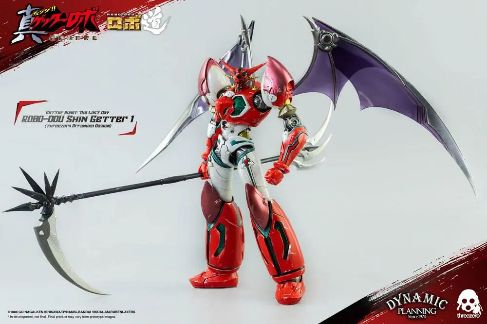 Getter Robot: The Last Day Robo-Dou akciófigura Shin Getter 1 Anime Color Version 23 cm termékfotó