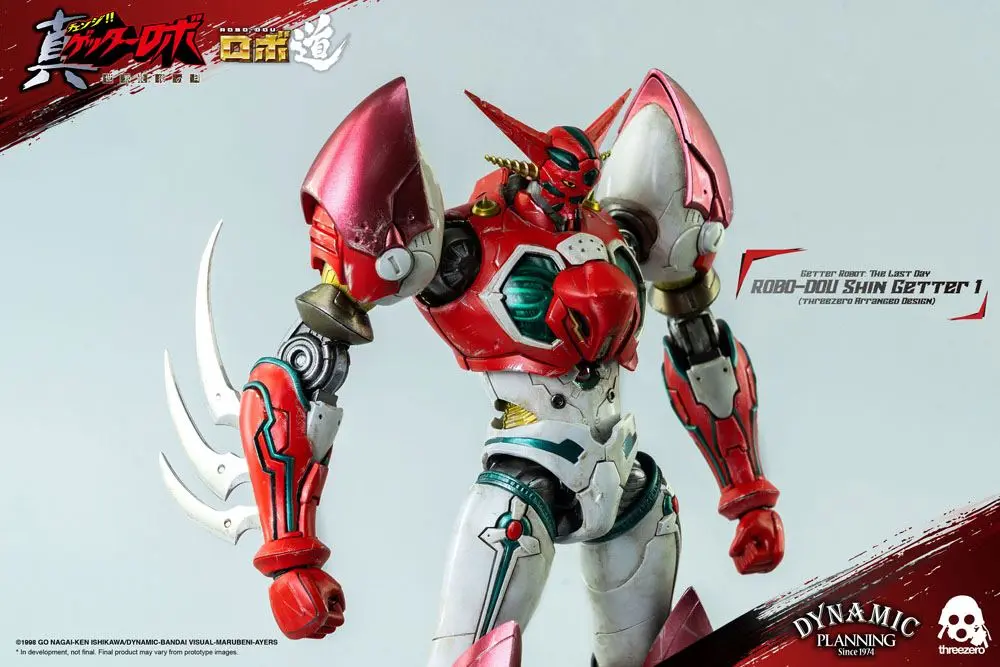 Getter Robot: The Last Day Robo-Dou akciófigura Shin Getter 1 Anime Color Version 23 cm termékfotó