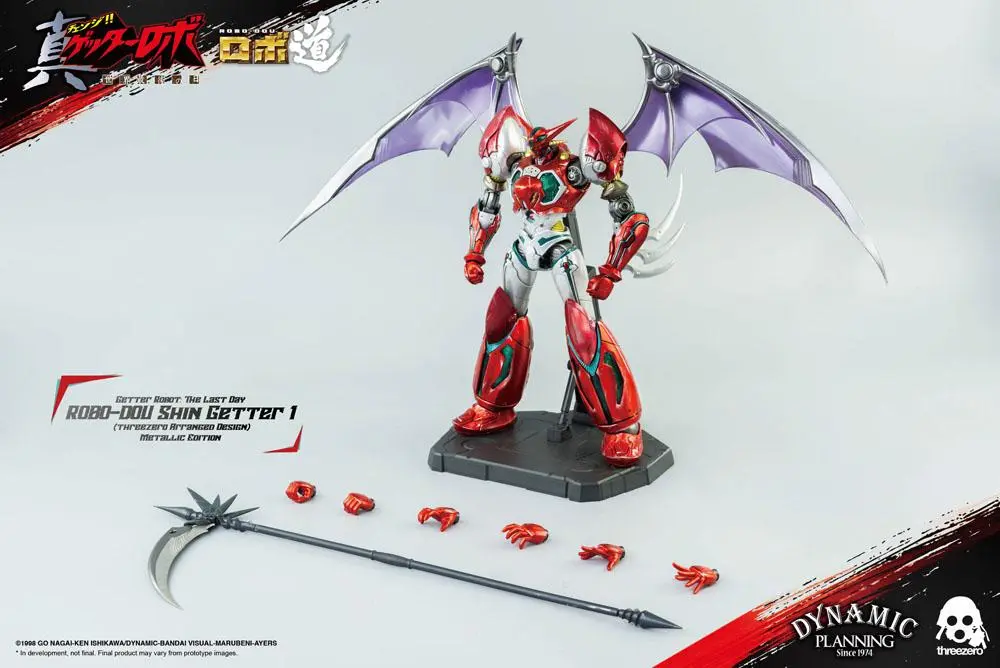 Getter Robot: The Last Day Robo-Dou akciófigura Shin Getter 1 Metallic Edition 23 cm termékfotó