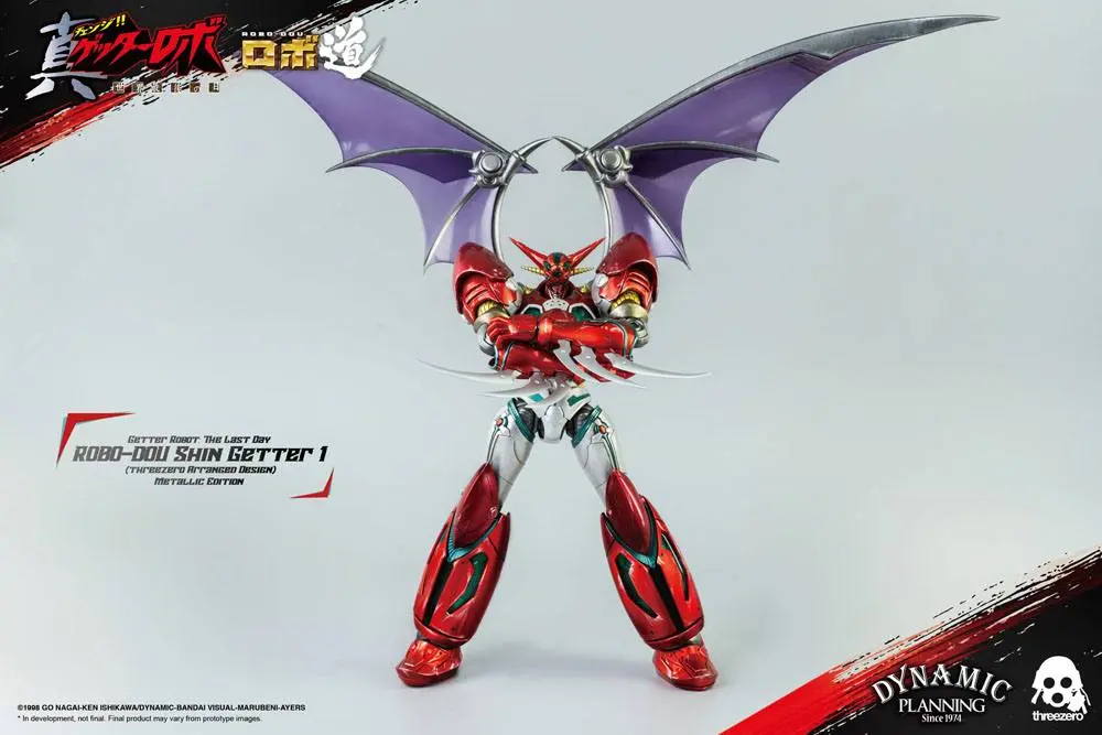 Getter Robot: The Last Day Robo-Dou akciófigura Shin Getter 1 Metallic Edition 23 cm termékfotó