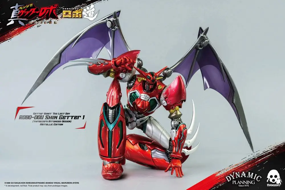 Getter Robot: The Last Day Robo-Dou akciófigura Shin Getter 1 Metallic Edition 23 cm termékfotó