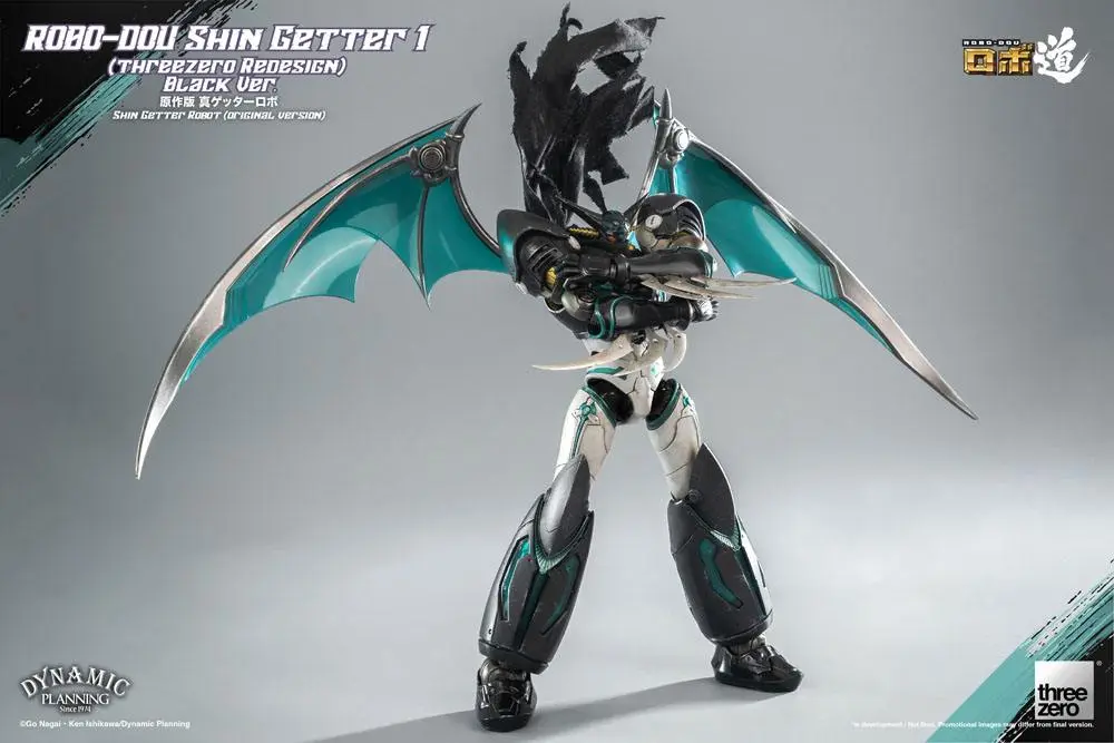 Getter Robot: The Last Day Robo-Dou Shin Getter 1 Black Ver. akciófigura 23 cm termékfotó