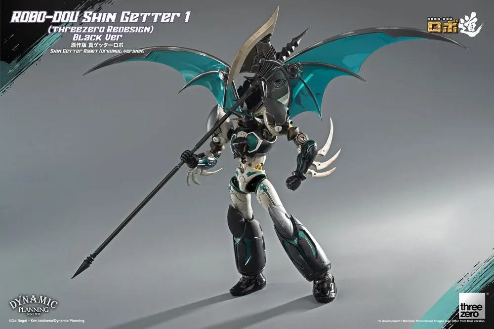 Getter Robot: The Last Day Robo-Dou Shin Getter 1 Black Ver. akciófigura 23 cm termékfotó
