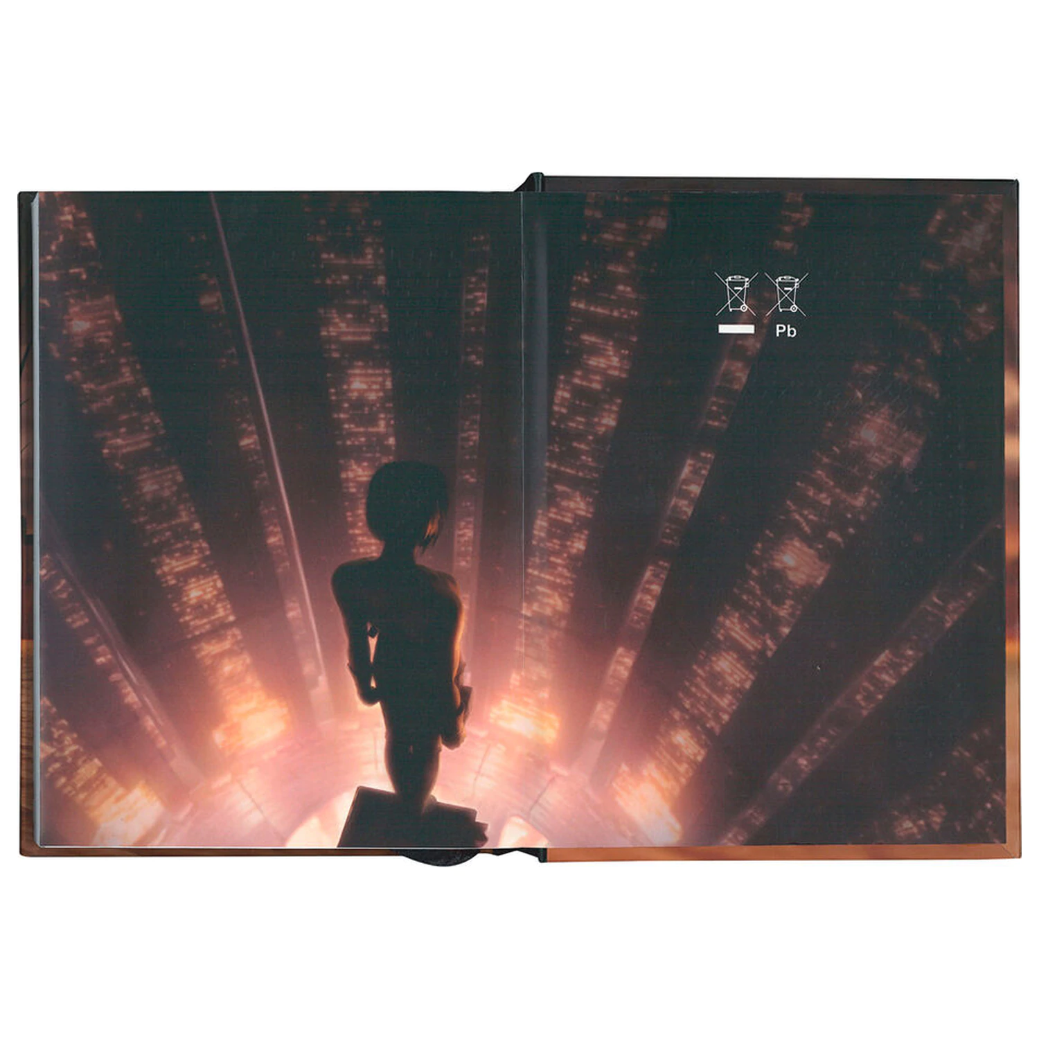 Ghost in the Shell City jegyzetfüzet fény effekttel termékfotó