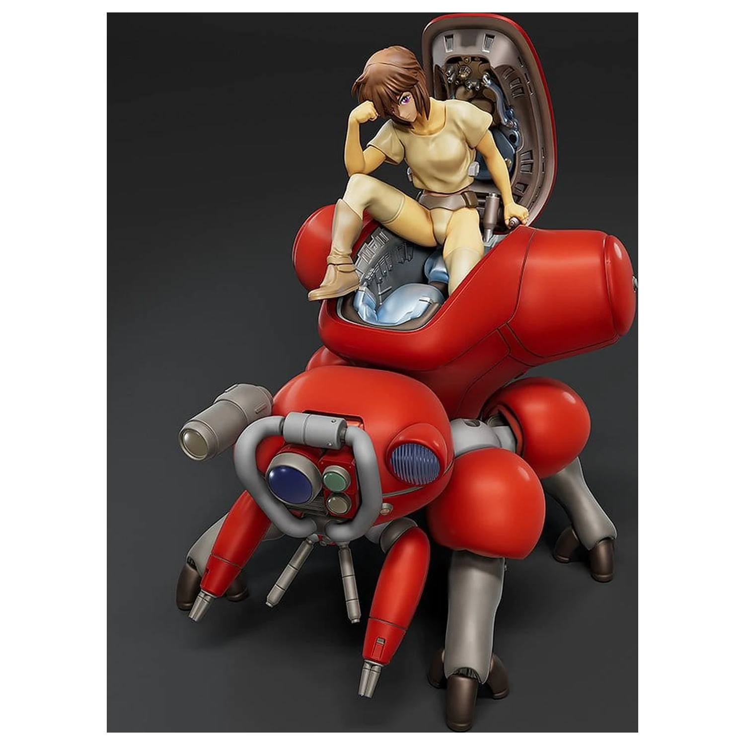 Ghost in the Shell PLAMAX minimum factory Motoko Kusanagi with Fuchikoma Műanyag modell készlet 8 cm termékfotó