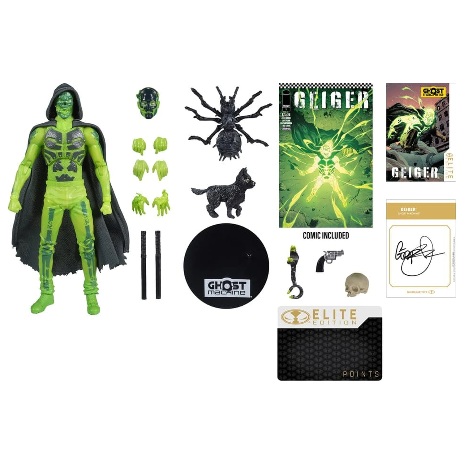 Ghost Machine McFarlane Elite Edition Deluxe akciófigura Geiger 18 cm termékfotó