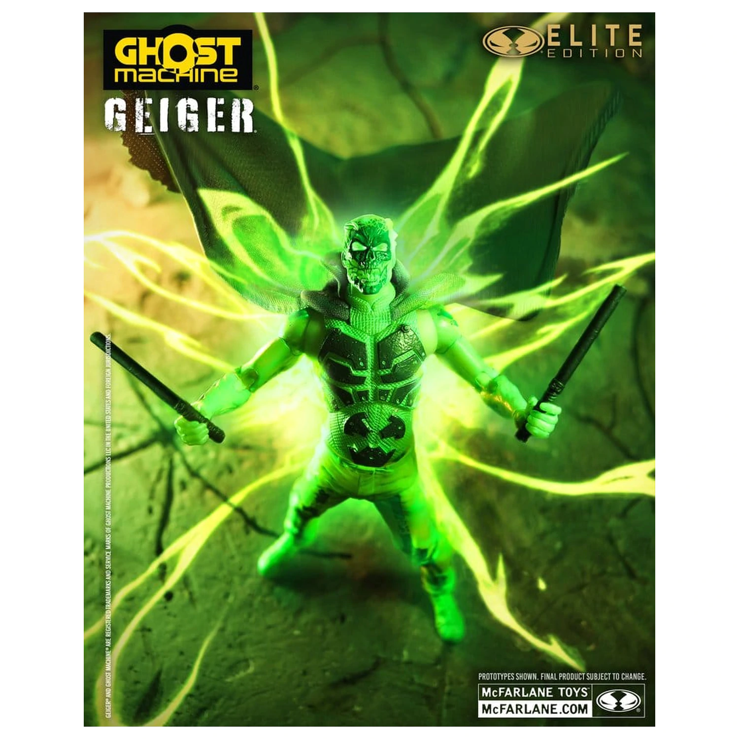 Ghost Machine McFarlane Elite Edition Deluxe akciófigura Geiger 18 cm termékfotó