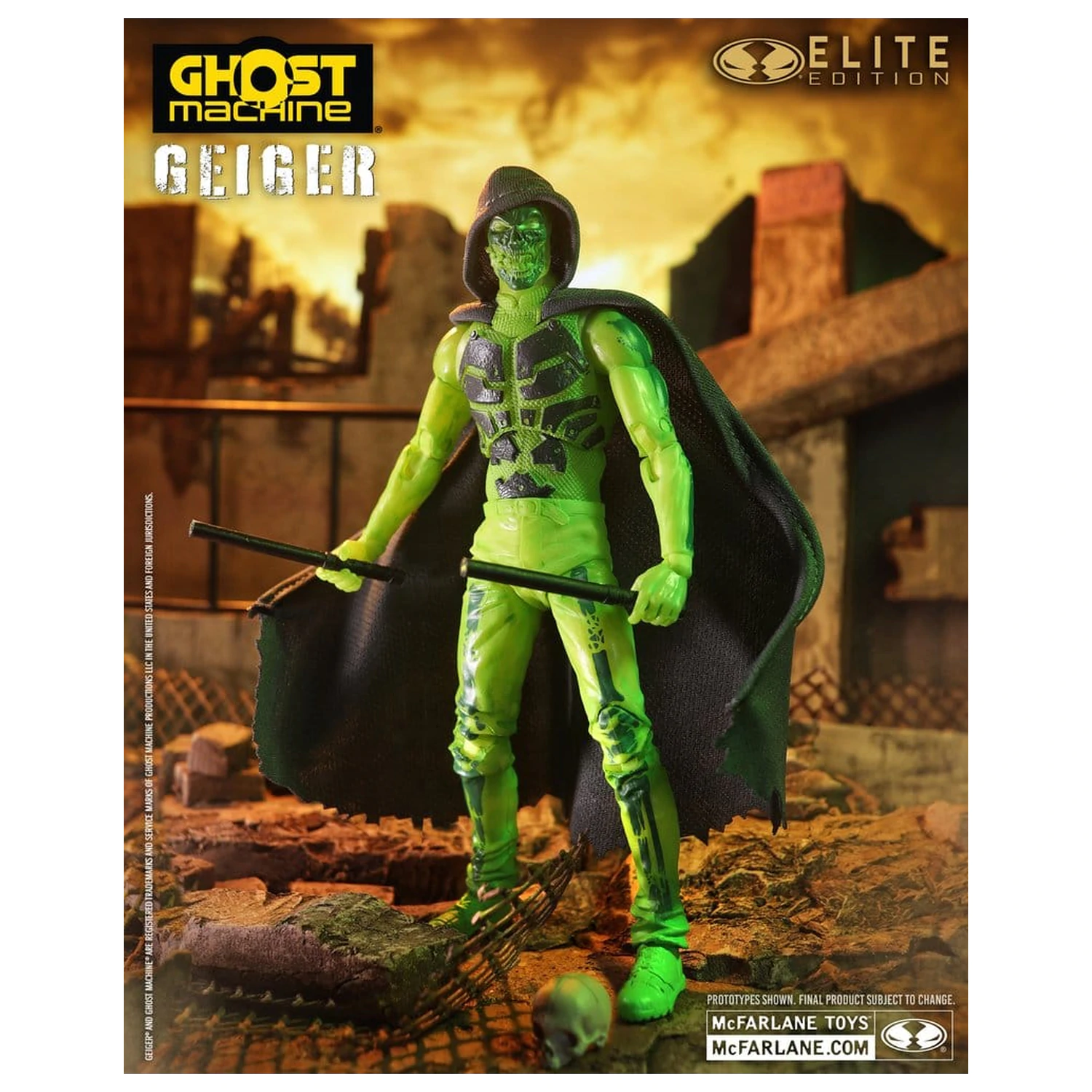Ghost Machine McFarlane Elite Edition Deluxe akciófigura Geiger 18 cm termékfotó