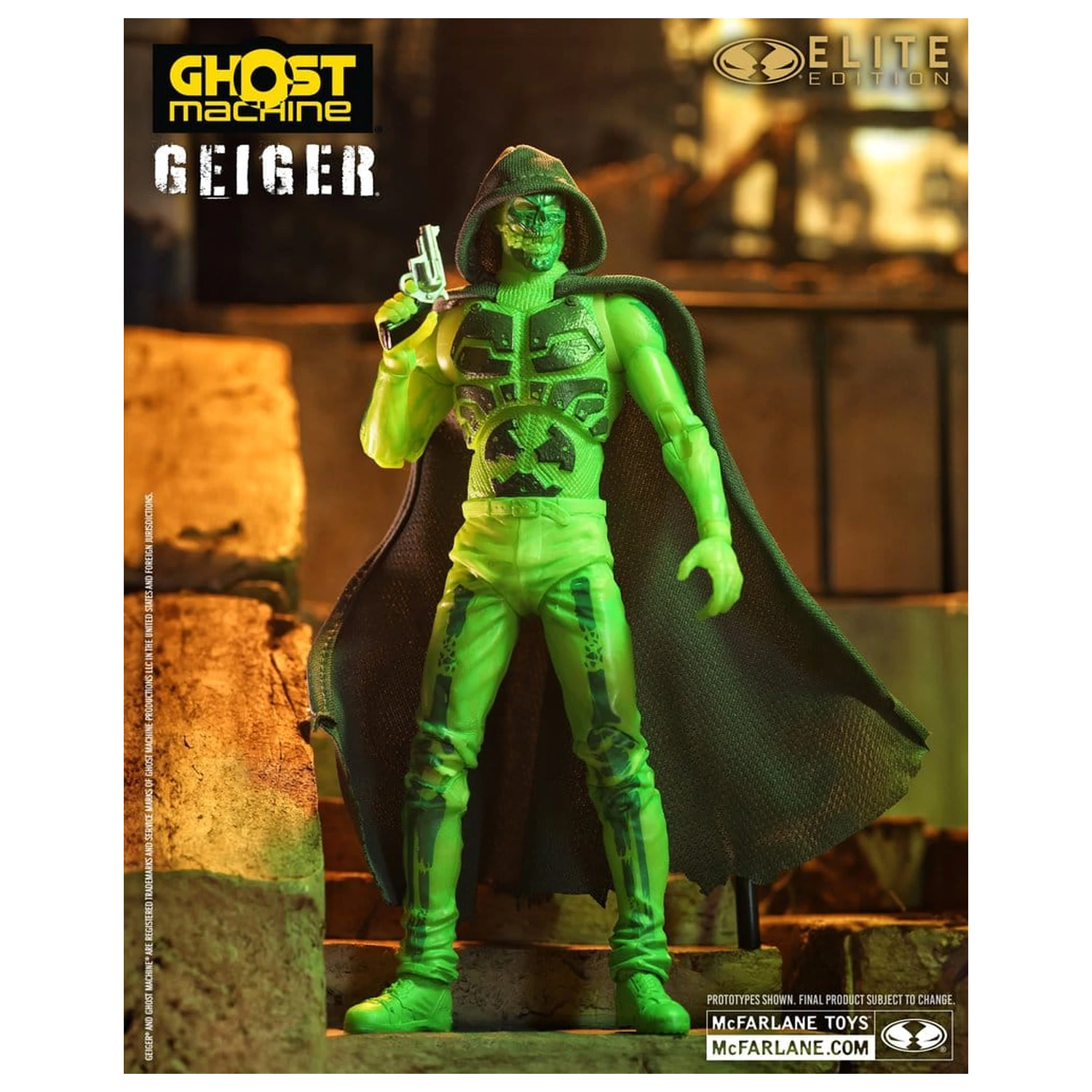 Ghost Machine McFarlane Elite Edition Deluxe akciófigura Geiger 18 cm termékfotó