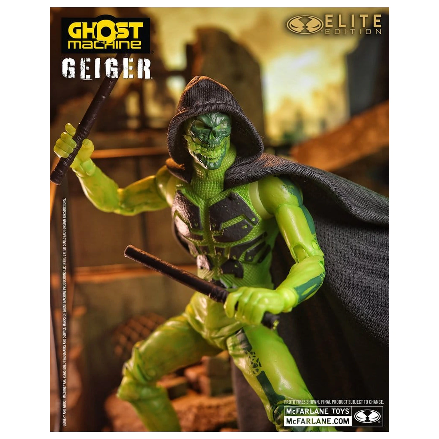 Ghost Machine McFarlane Elite Edition Deluxe akciófigura Geiger 18 cm termékfotó