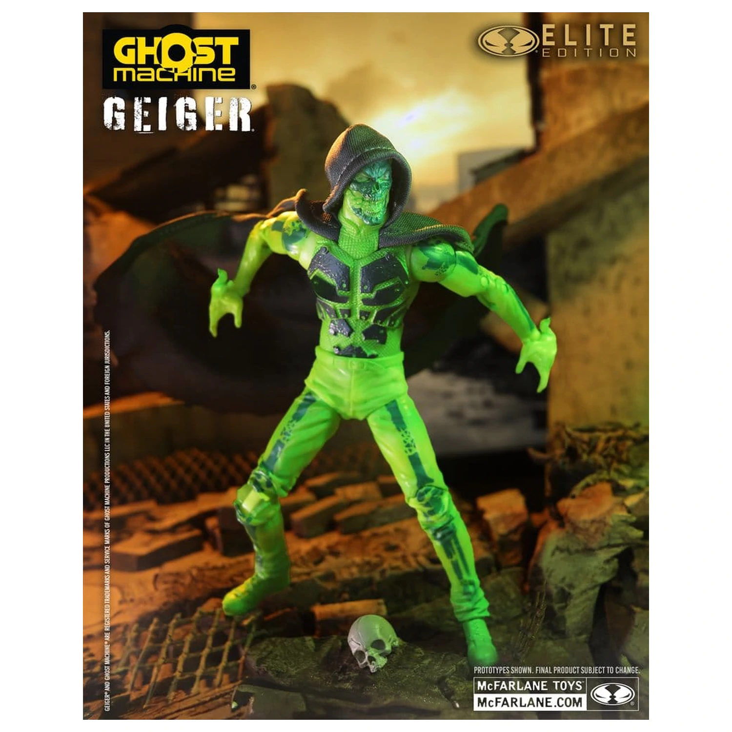 Ghost Machine McFarlane Elite Edition Deluxe akciófigura Geiger 18 cm termékfotó