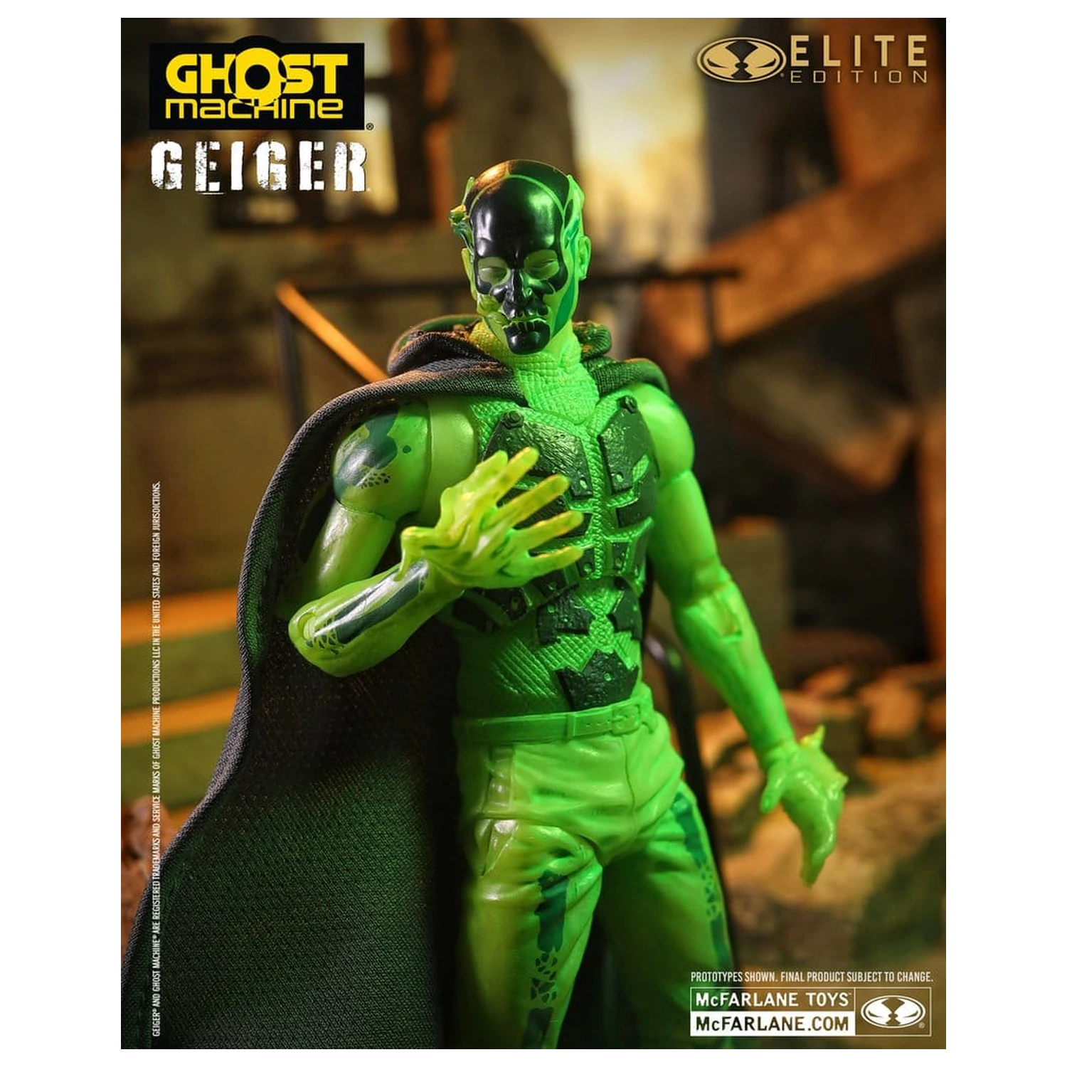 Ghost Machine McFarlane Elite Edition Deluxe akciófigura Geiger 18 cm termékfotó
