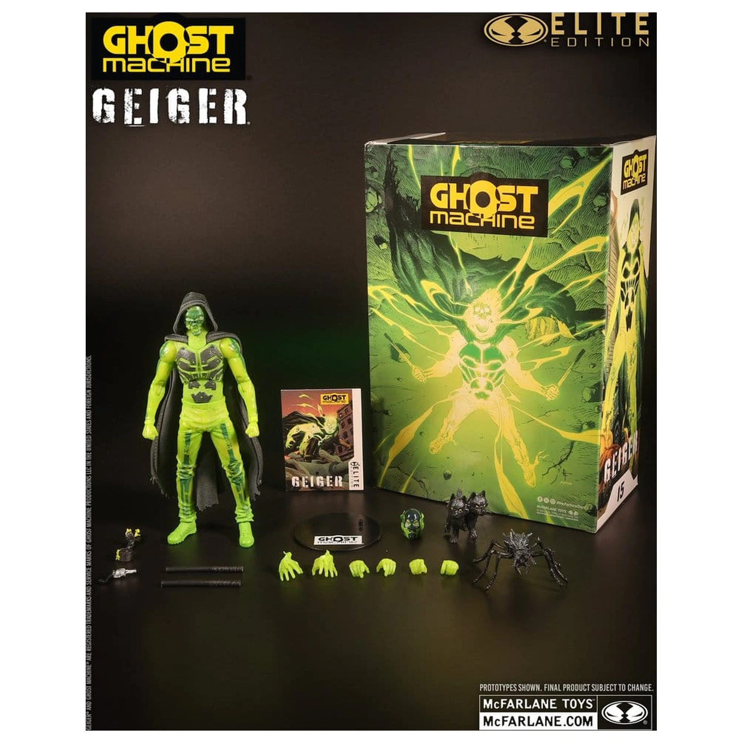 Ghost Machine McFarlane Elite Edition Deluxe akciófigura Geiger 18 cm termékfotó