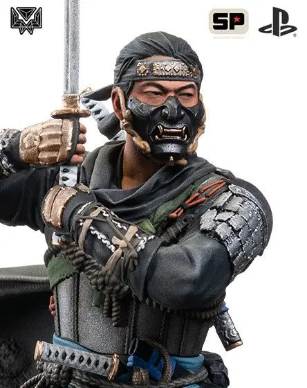 Ghost of Tsushima Jin Sakai szobor figura 25 cm termékfotó