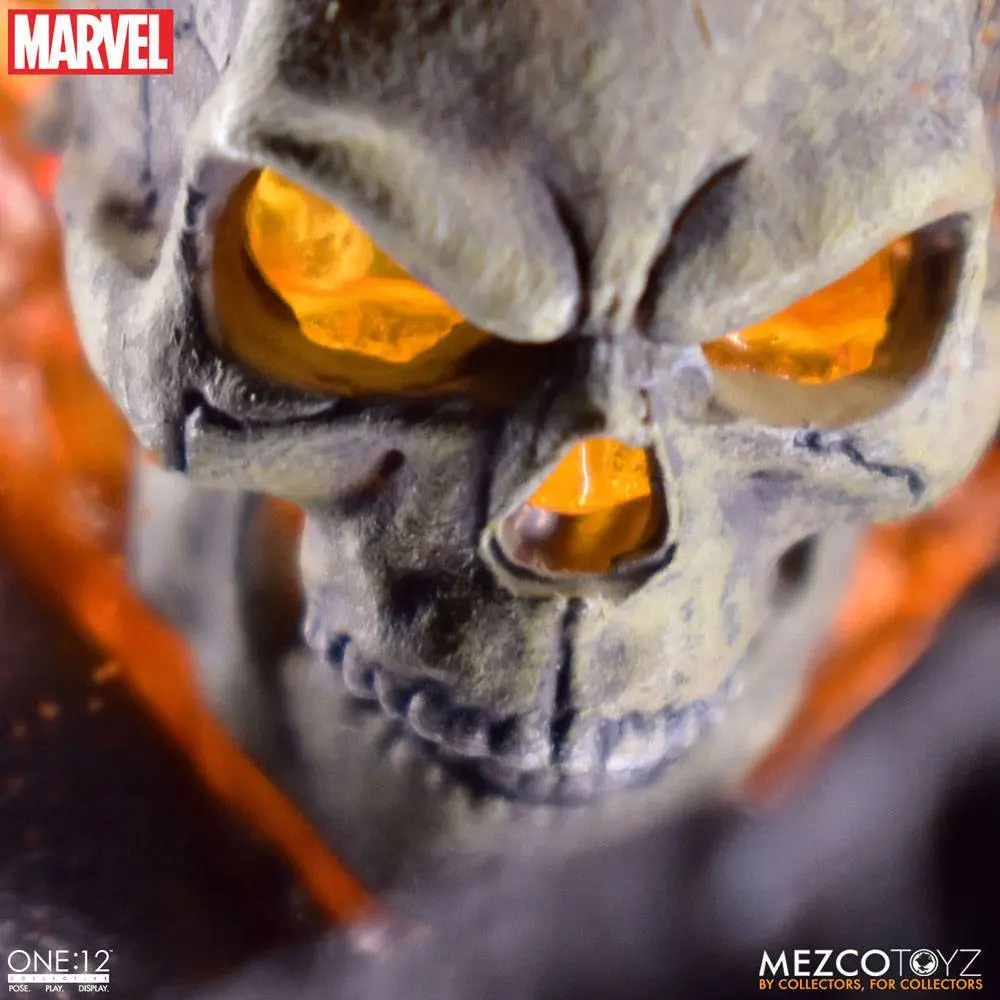 Ghost Rider 1/12 Ghost Rider &amp; Hell Cycle akciófigura és jármű hanggal termékfotó