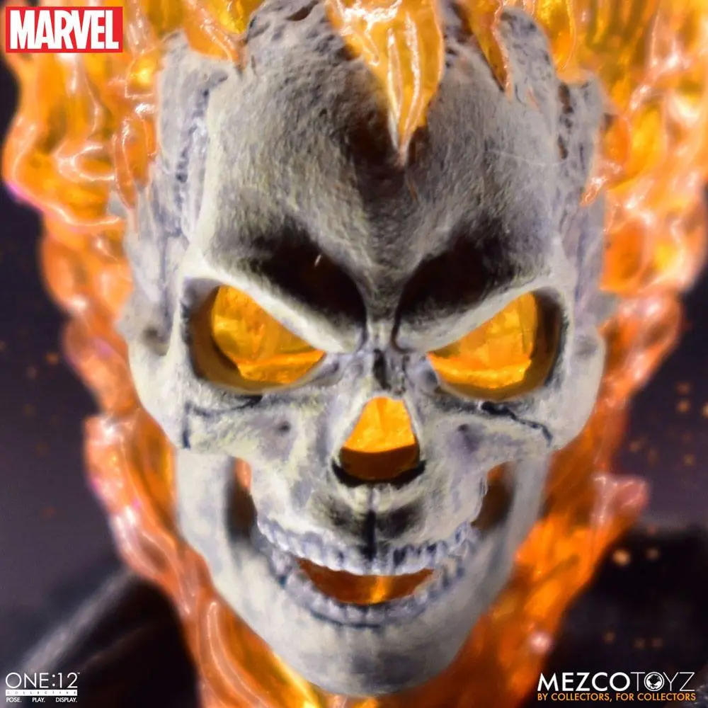 Ghost Rider 1/12 Ghost Rider &amp; Hell Cycle akciófigura és jármű hanggal termékfotó