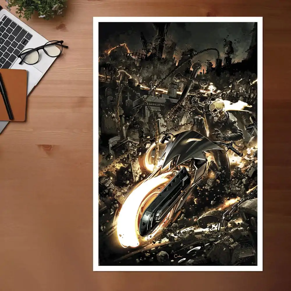 Ghost Rider Art Print 41 x 61 cm - keretezetlen vászonkép termékfotó