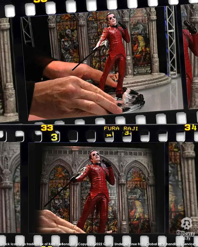 Ghost Rock Iconz Cardinal Copia Red Tuxedo (Variant) szobor figura 22 cm termékfotó