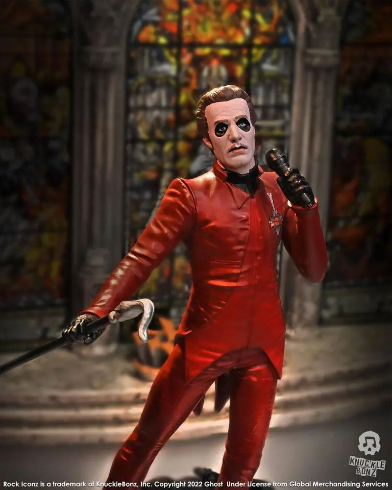Ghost Rock Iconz Cardinal Copia Red Tuxedo (Variant) szobor figura 22 cm termékfotó