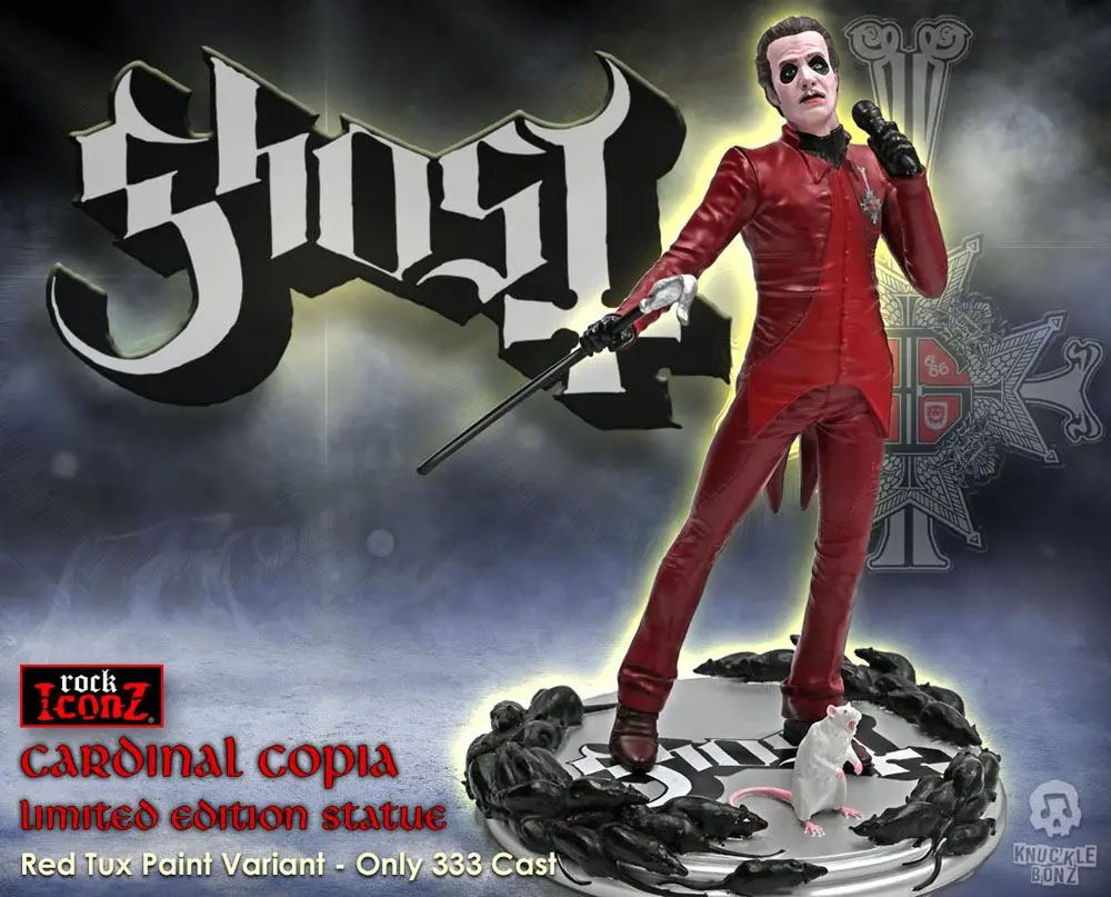 Ghost Rock Iconz Cardinal Copia Red Tuxedo (Variant) szobor figura 22 cm termékfotó