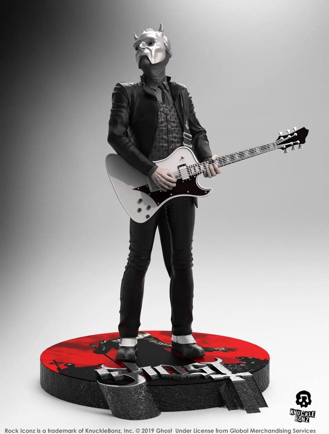 Ghost Rock Iconz Statue Nameless Ghoul (White Guitar) Limited Edition 22 cm termékfotó